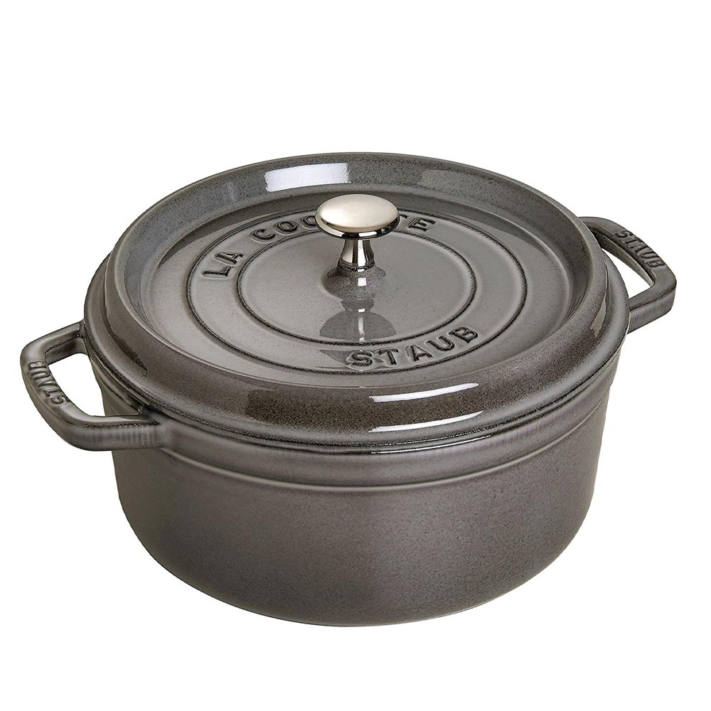 Cocotte Staub 24 cm gris grafito