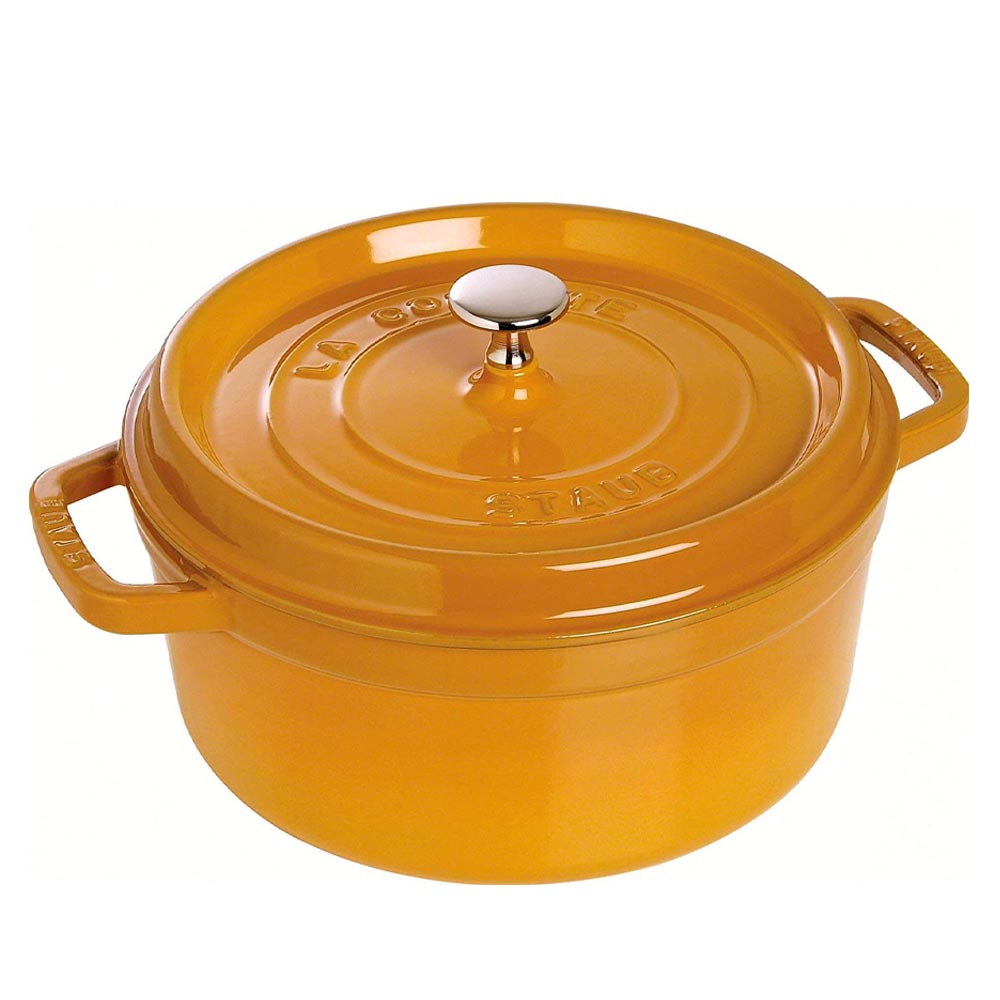 Cocotte Staub 26cm amarillo mostaza