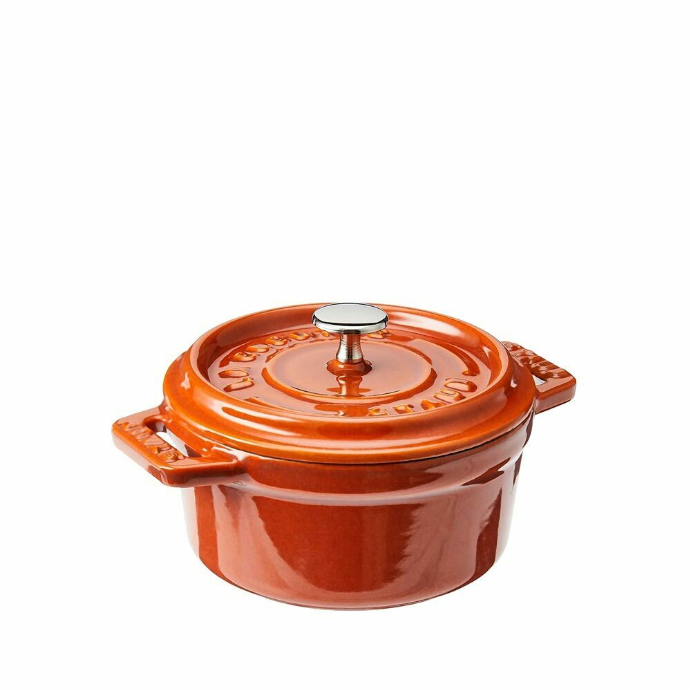 Mini cocotte Staub naranja quemada