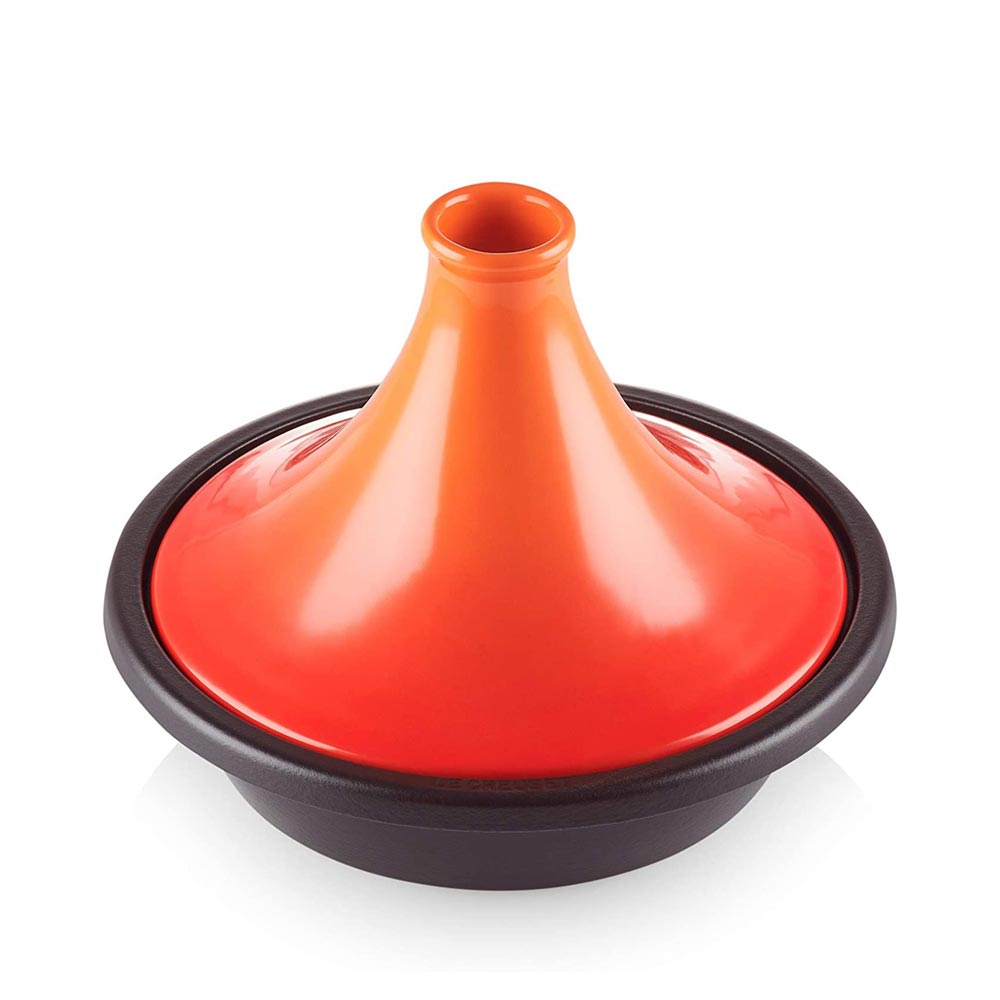 Tajin Le Creuset 27cm naranja volcanico