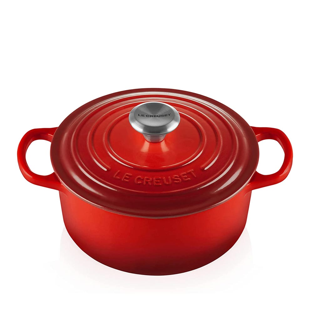 Cocotte Le Creuset redonda 18cm rojo cereza