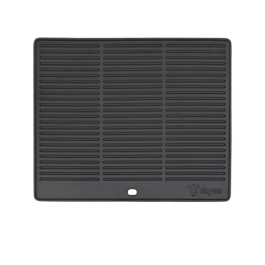 BBQ Toro Plancha Rectangular de Hierro Fundido 48,5 x 32 cm Placa Reversible