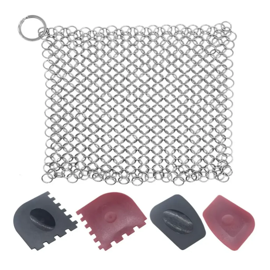 FineGood Limpiador de Hierro Fundido con raspadores