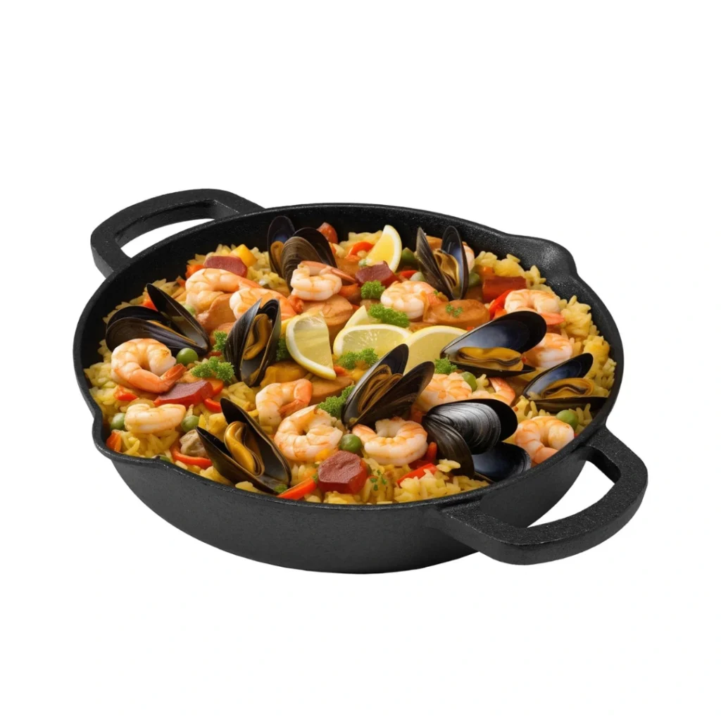 Navaris Sarten de Hierro Fundido doble asas 25 cm