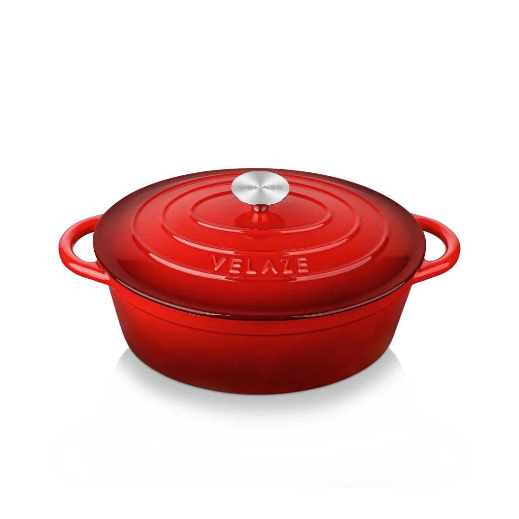 Velaze Olla de Hierro Fundido Esmaltada con Tapa 30 cm